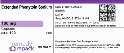 Extended Phenytoin Sodium 100mg 70518 2293 01